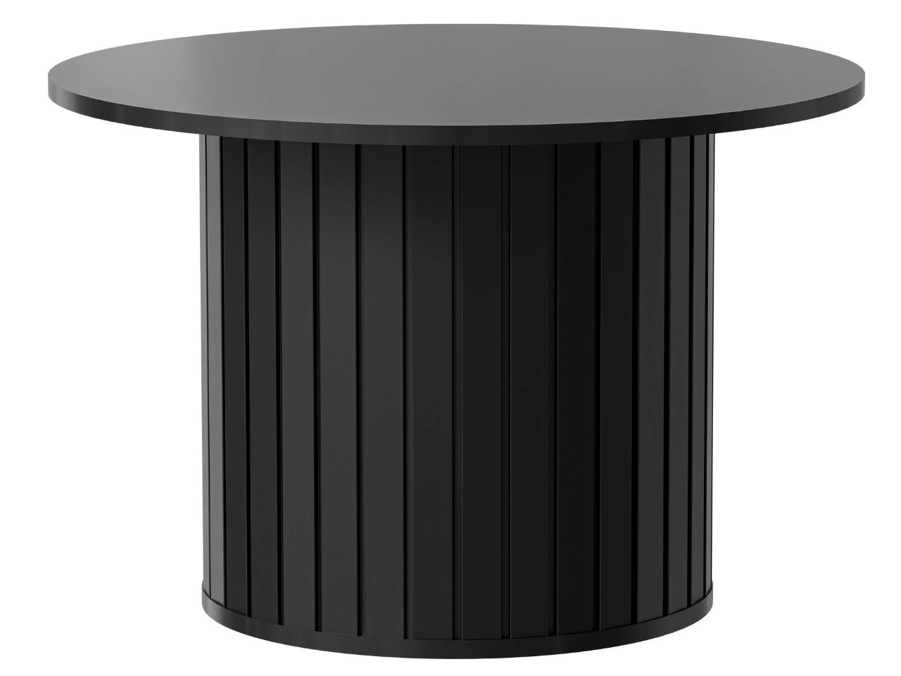 Couchtisch Rund Soria Schwarz mat