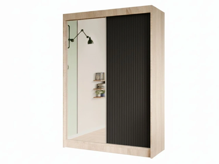 150 cm \ Schwarz || Eiche Sonoma \ Ja