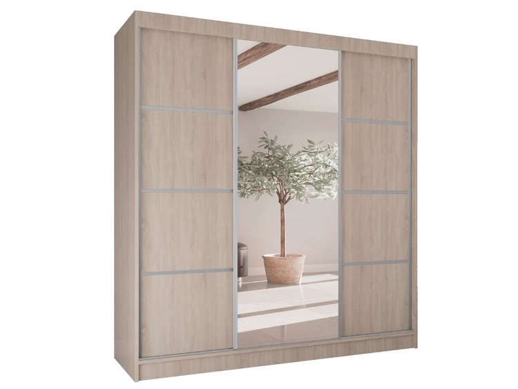 Eiche Sonoma \ Silberne Sprossen