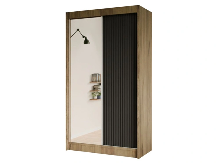 120 cm \ Schwarz || Handwerk Goldene Eiche \ Ja