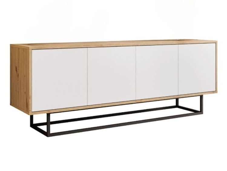 Weiß || Artisan Eiche \ Schwarz