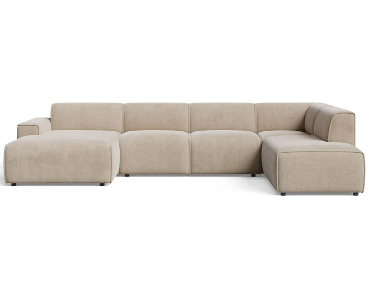 Beige \ Velours \ Rechts