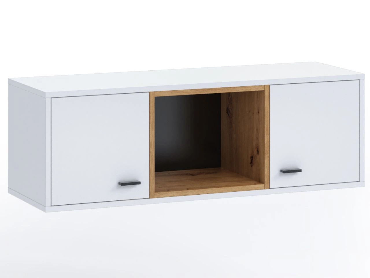 Hängeschrank mit Türen Geneva Weiß, Artisan Eiche