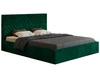 Polsterbett mit Bettkasten und Lattenrost 180x200 Loris Grün