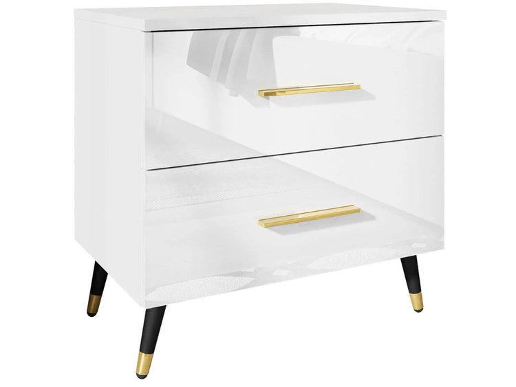 Weiß \ Schwarz-goldene