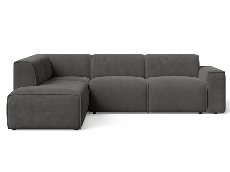 Dunkelgrau \ Velours \ Links