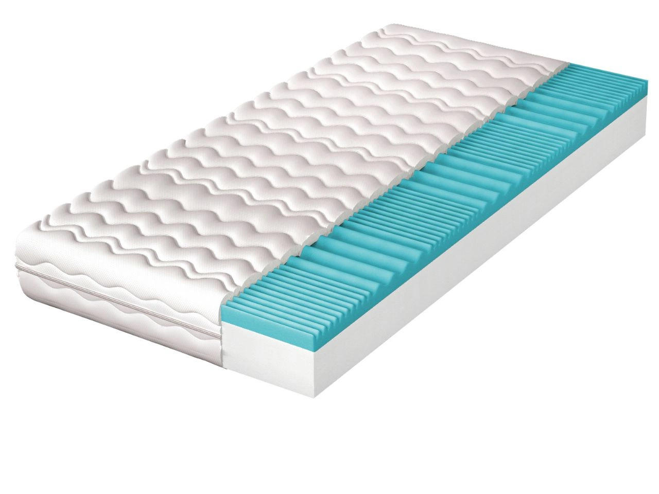 Schaumstoffmatratze mit profiliertem Schaum Simba 160x200