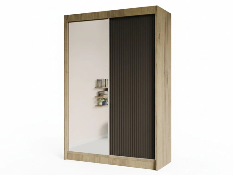 150 cm \ Schwarz || Handwerk Goldene Eiche \ Ja