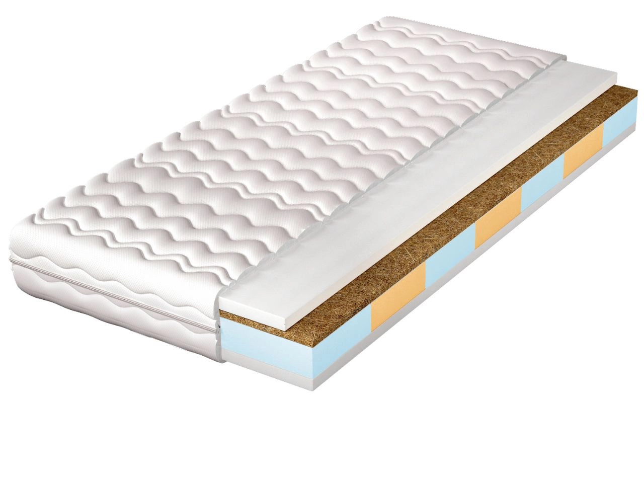 Schaummatratze mit Kokosmatte Lumo 180x200