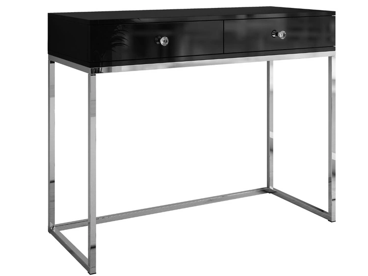 Schwarzer Glanz \ Griffe \ Silber