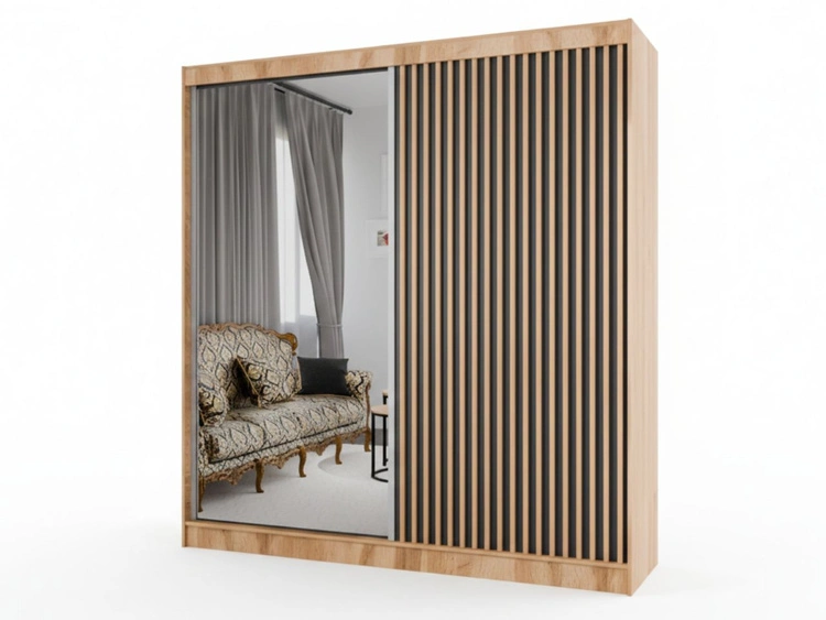 200 cm \ Schwarz || Wotan Eiche || Handwerk Goldene Eiche \ Ja