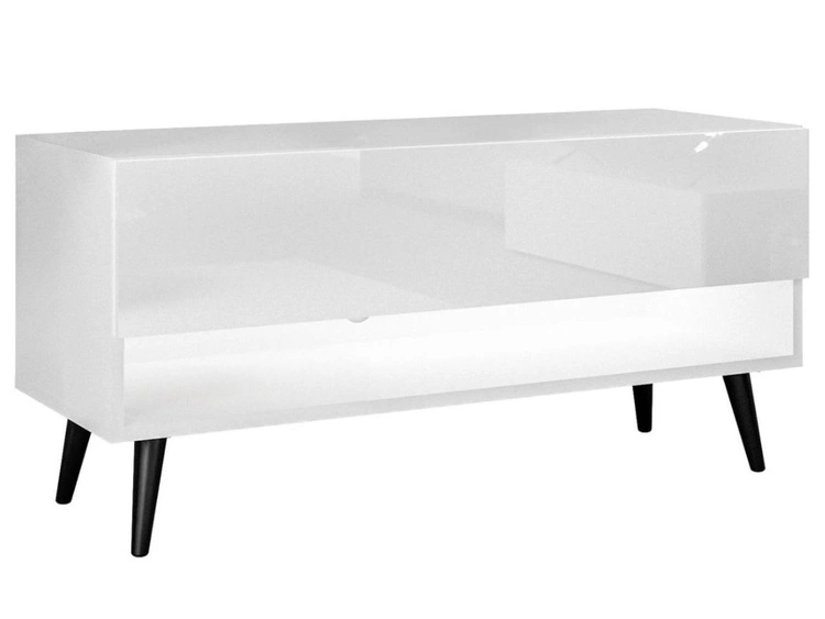 Glänzendes Weiß \ Schwarz