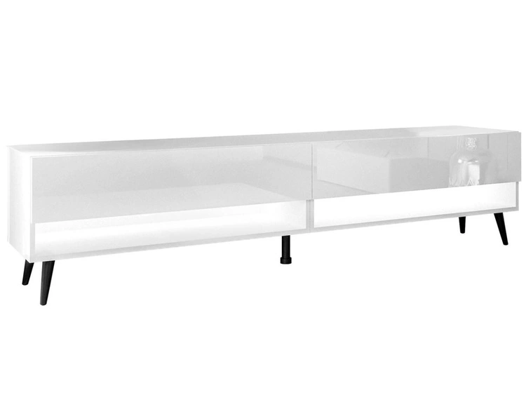 Glänzendes Weiß \ Schwarz