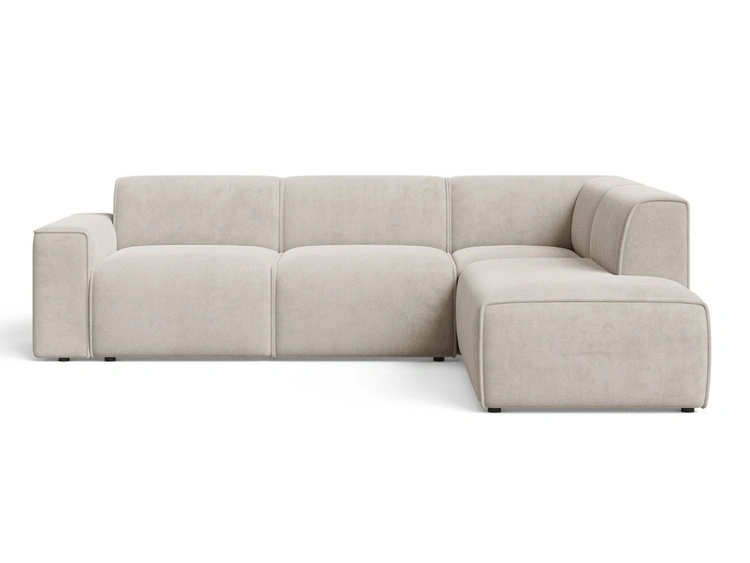 Hellbeige \ Velours \ Rechts