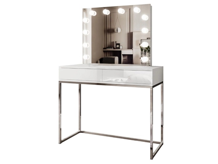 Glänzendes Weiß \ Push to open \ Silber