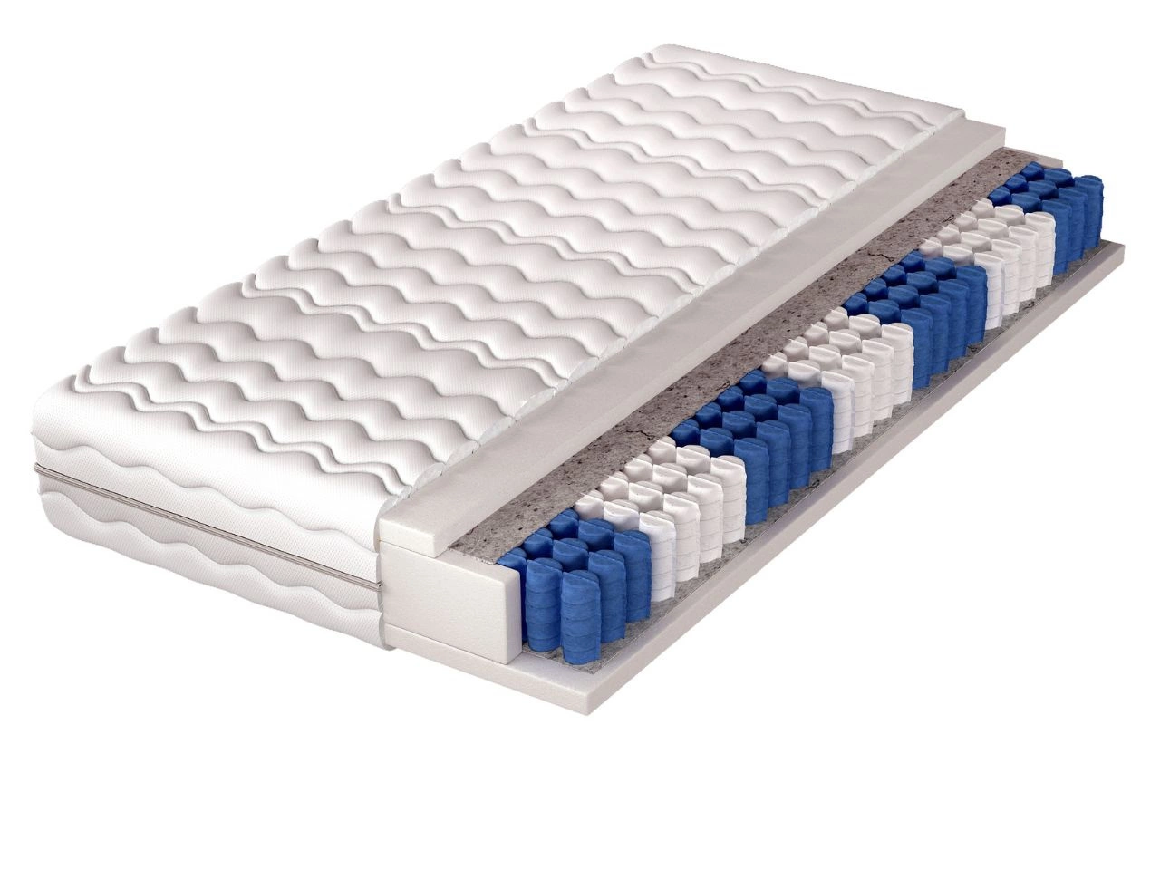 Taschenfederkernmatratze mit Polyurethanschaum Malen 180x200