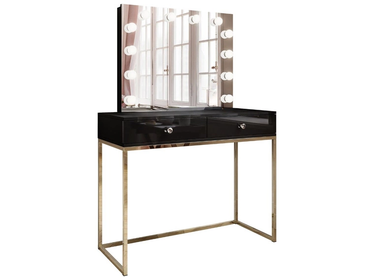 Schwarzer Glanz \ Griffe \ Golden