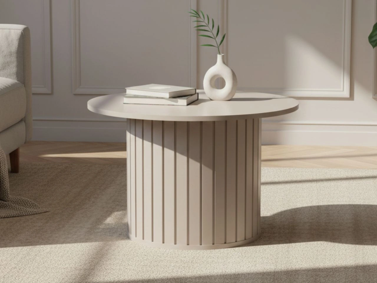 Couchtisch Rund Soria Kaschmir