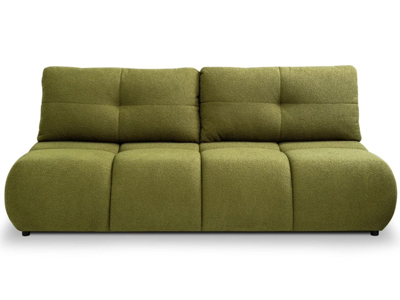Schlafsofa mit Bettfunktion und Bettkasten Milet Grün