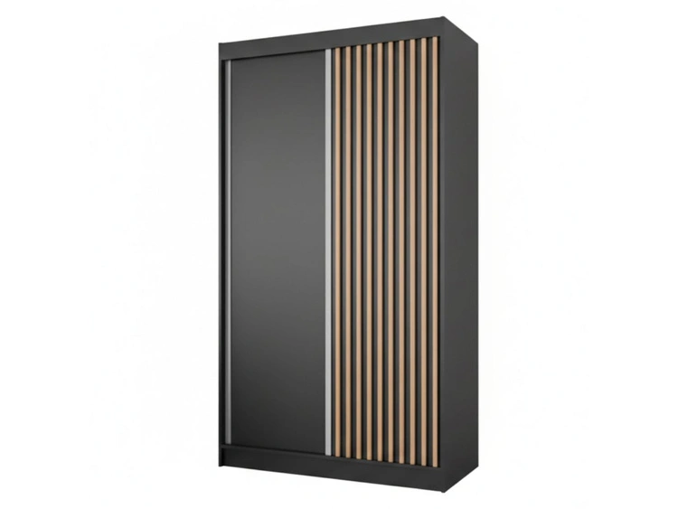 120 cm \ Schwarz || Wotan Eiche \ Nein